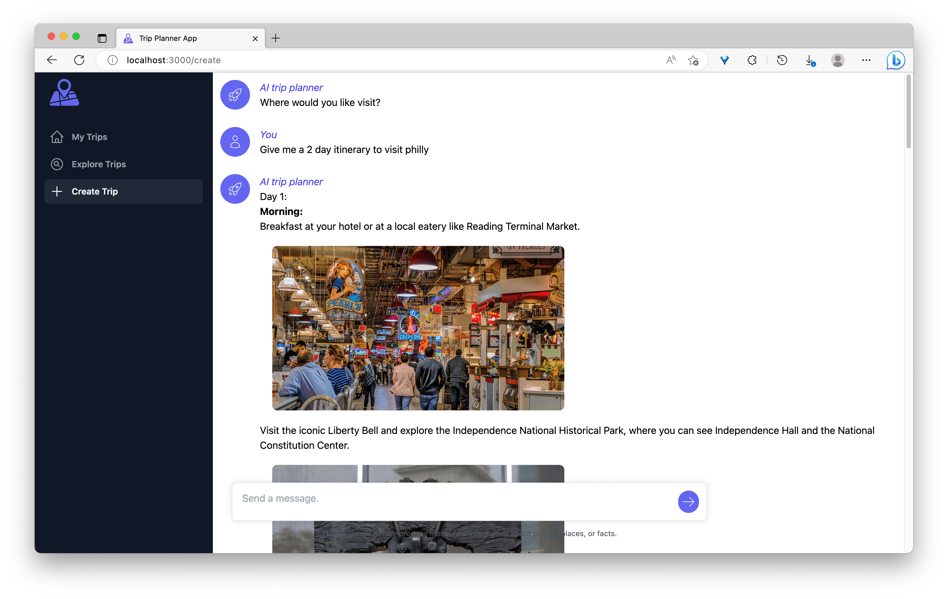 Conversation interface